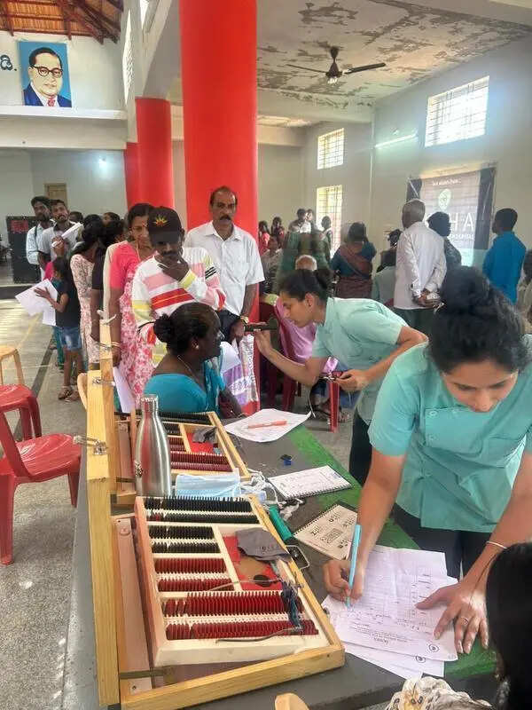 Health check-up camp organised for tribal communities