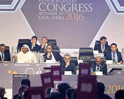Asian congress scrapped after 20 minutes in FIFA protest