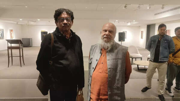 An artistic dialogue unfolds between Goutam Ghose and Shuvaprasanna at a documentary screening