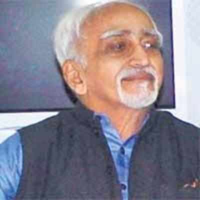 Post V-P election, Ansari is homeless