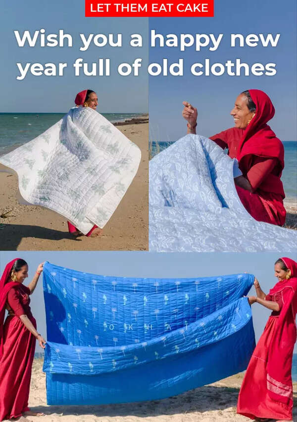Wish you a happy new year full of old clothes