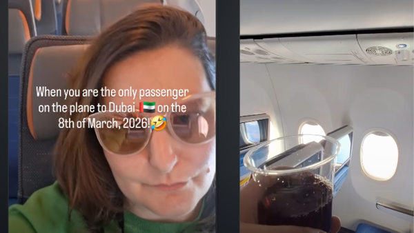 Amid travel disruptions, this woman finds herself the only passenger on Dubai flight, calls it a ‘private jet’ experience