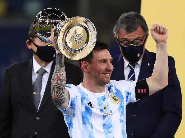 Brazil Vs Argentina Copa America Final Highlights Argentina Beat Brazil 1 0 To Win Record Equalling 15th Copa America Title The Times Of India