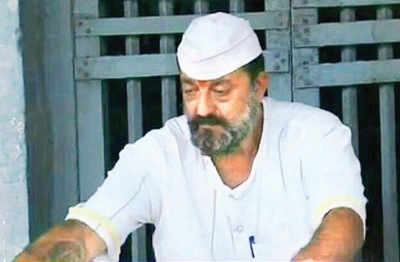Spotted: Sanjay Dutt rehearsing for a play in jail