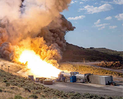 NASA tests booster for deep space missions