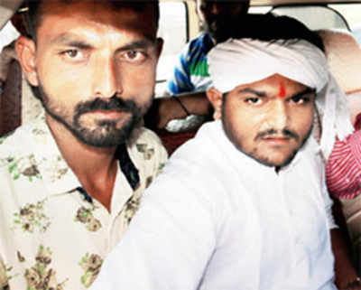 Hardik charged with sedition, held for insulting tricolour