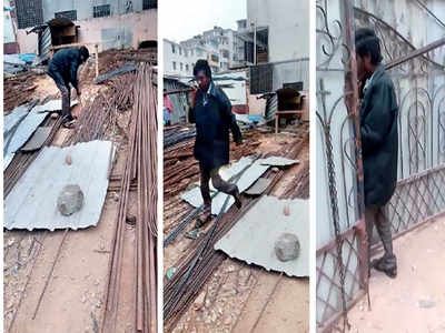 Manager, contractor catch thief in action