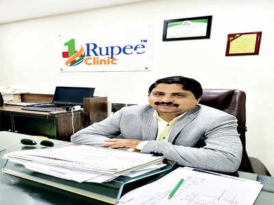 One Rupee clinic and Dr Rahul Ghule's team take care of 2500 patients at a time
