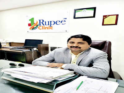 One Rupee clinic and Dr Rahul Ghule's team take care of 2500 patients at a time