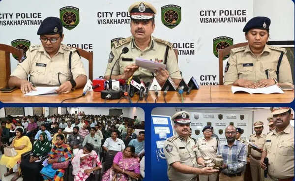 Vizag police recover stolen property worth Rs 1.1 crore