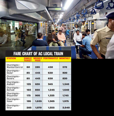 First AC local debuts with revised schedule today