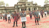 PETA comes out in support of giant tuskers, holds protest against elephant rides in Jaipur 