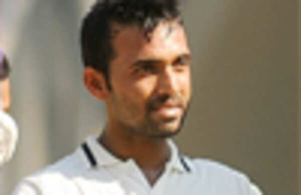 Ajinkya Rahane slams ton; Mumbai on top