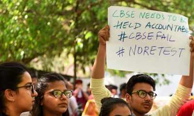 CBSE paper leak: Students protest; Raj Thackeray, Kapil Sibal ask Narendra Modi government to take action