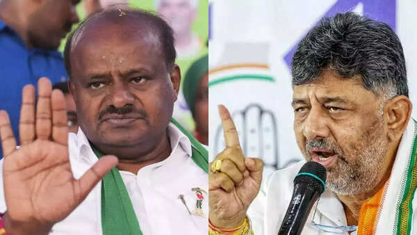 HD Kumaraswamy, DK Shivakumar in war of words in Vokkaliga heartland