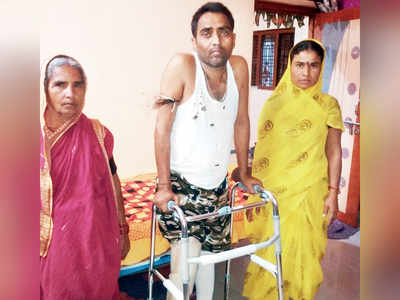 Farmer who came to city to commit suicide returns with new hip