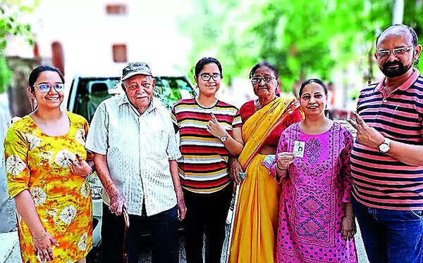 Four generations of a family all set to vote