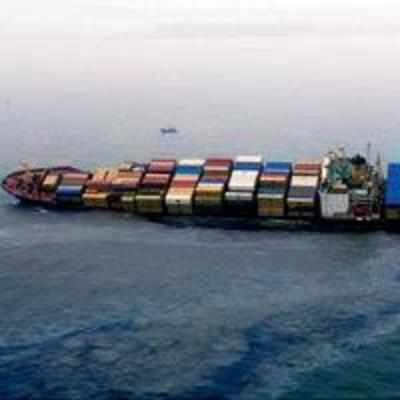 Cargo ships collide, spark oil spill scare