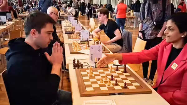 No handshake! India's Harika Dronavalli breaks silence on Uzbek GM's 'Namaste' | Exclusive