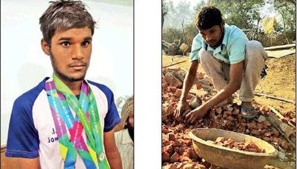 After Special Olympics golds, boy now pushes wheelchairs for living
