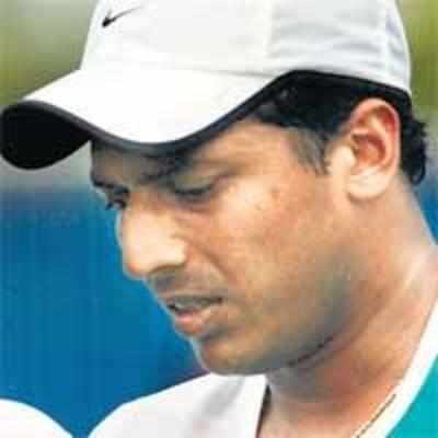 Bhupathi crashes out of men's doubles