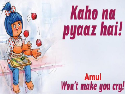 Amul highlights issue of high onion prices in its new topical advertisement