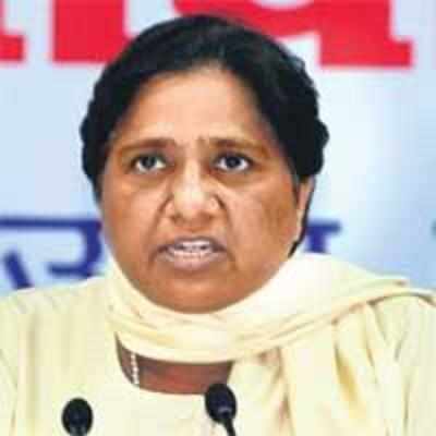 Unholy mess over Holi with Mayawati's poster