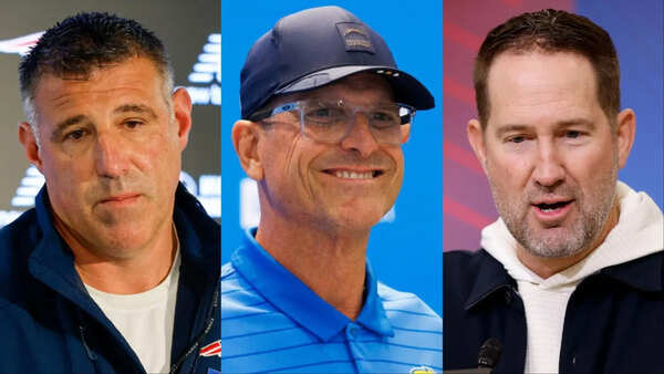 NFL head coaches: Jim Harbaugh’s bizarre vacation policy, Brian Schottenheimer’s footwork dance class, Mike Vrabel’s fierce support