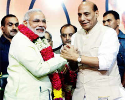 BJP crowns Modi, ignores Advani