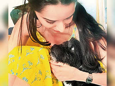 Shraddha Kapoor is playing a cheerleader to her pet dog