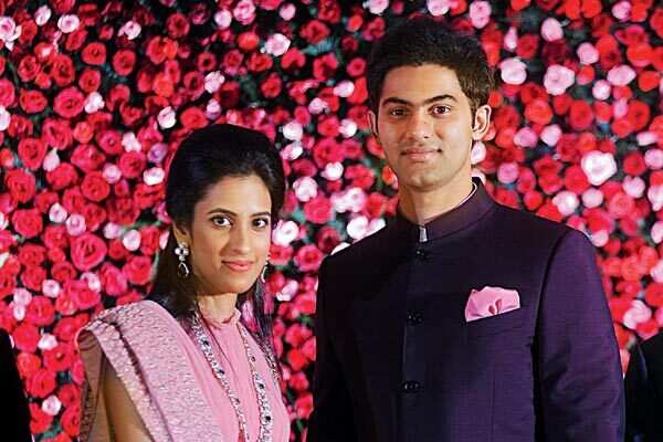 Wedding reception of T Subbarami Reddy's grandson Rajiv Reddy with Kavya held in Delhi