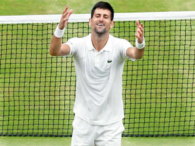 Wimbledon quarter-finals: Easy pickings on uneasy surface for Novak Djokovic