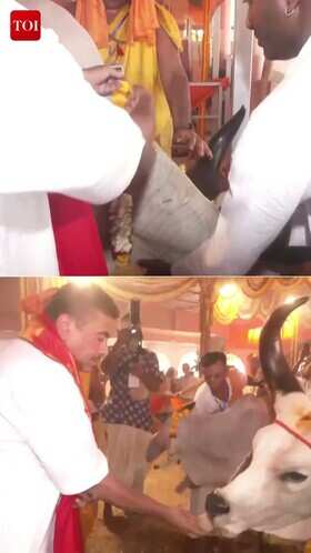 Suvendu Adhikari Offers Prayers At ISKCON Temple In Mayapur