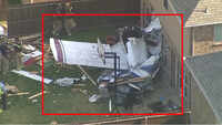 Small plane crashes into Texas home, 2 injured 