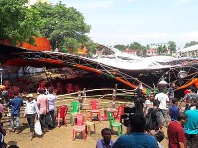 Tent collapses at PM Modi's event: Police books decorator, contractor and BJP officials; CID takes over case