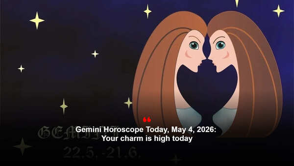Gemini Horoscope Today, May 4, 2026: Your charm is high today