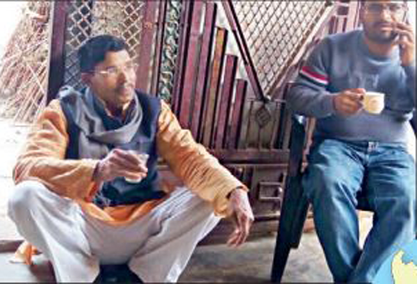 Dalit nominee sits on floor, carries own cup