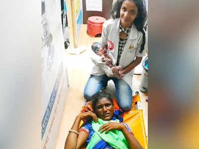 Woman delivers baby girl at Thane railway station