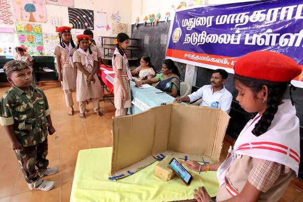 Madurai corpn school uses AI for mock election