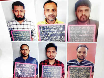 Six SDPI suppoters held for assualting RSS worker