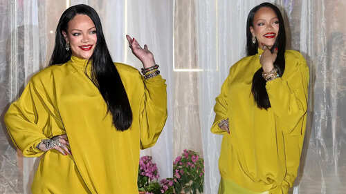 Rihanna takes over Mumbai in two head-turning looks for Fenty Beauty launch  | The Times of India