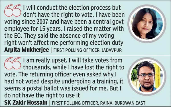 Repeat tragedy: On poll booth job but cannot vote