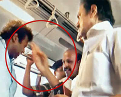 DMK’s Stalin caught slapping passenger on Chennai Metro