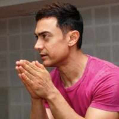 That's Aamir's look for Dhoom 3