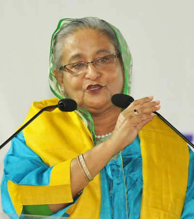 We want both countries to progress together, practice non-communal ideology: Bangladesh PM Sheikh Hasina