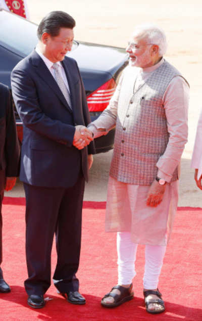 PM Modi raises issue of incursions with visiting Chinese Prez