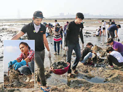 Dadar Beach Clean-up: 9 tonnes of trash cleared from beach