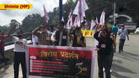 Students' Federation of India holds protest outside state legislative assembly over NEP 2020 