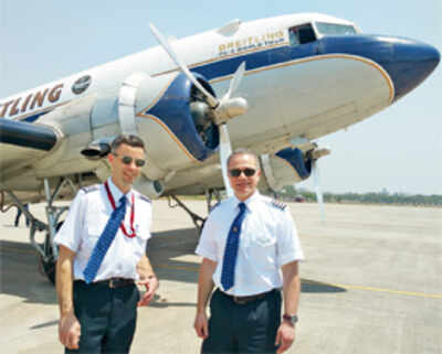 WWII plane lands in Nagpur, to circle the globe in 6 months