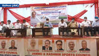 Manoj Sinha, Kiren Rijiju, Jitendra Singh lay foundation of Arun Jaitley Memorial Sports Complex 